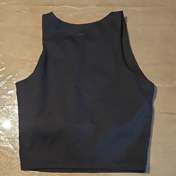 Black Rash Guard Top High Neck - Picture 4 of 4